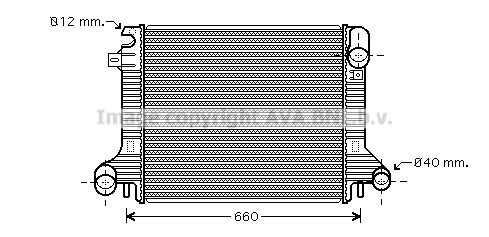 AVA QUALITY COOLING Радиатор, охлаждение двигателя ME2206